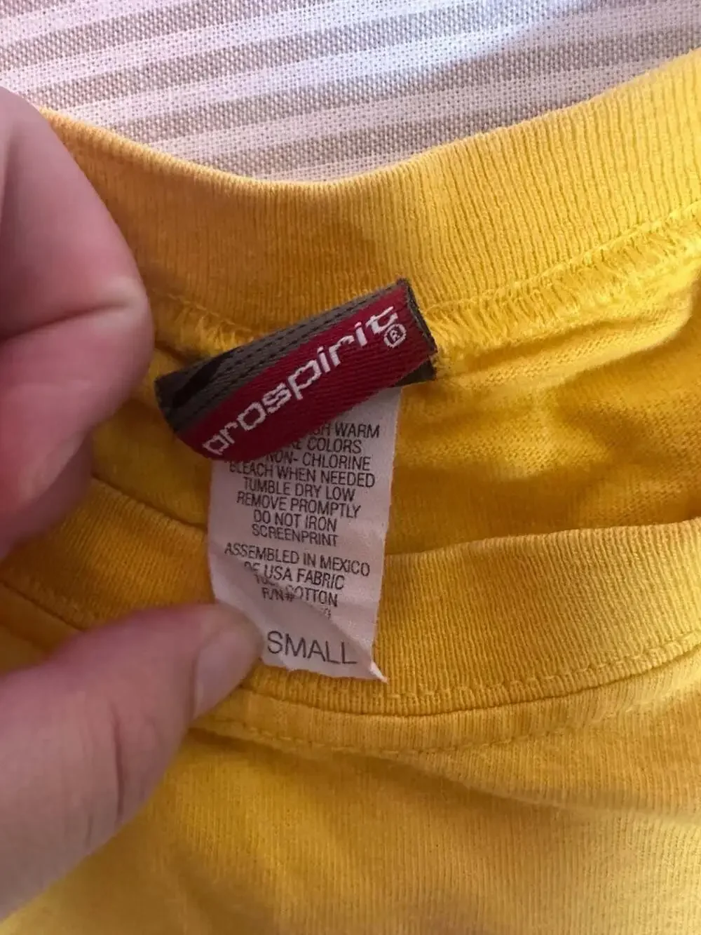 Prospirit Skate Tank Top Kids Size Small Yellow Graphic